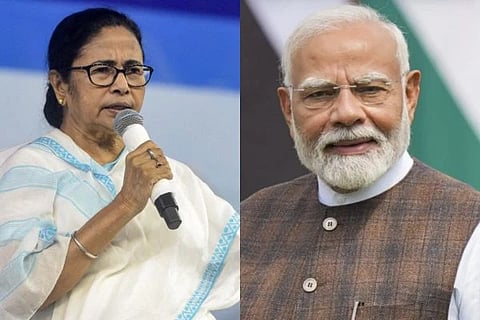 ಸಿಎಂ ಮಮತಾ ಬ್ಯಾನರ್ಜಿ ಮತ್ತು ಪ್ರಧಾನಿ ಮೋದಿ