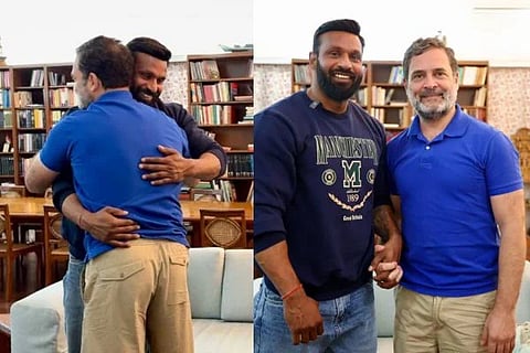 ದೀಪಕ್ ಕುಮಾರ್ ಮತ್ತು ರಾಹುಲ್ ಗಾಂಧಿ