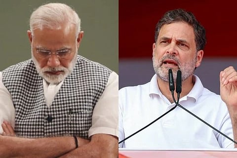 ರಾಹುಲ್ ಗಾಂಧಿ ಮತ್ತು ಪ್ರಧಾನಿ ಮೋದಿ