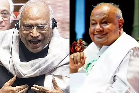 ಮಲ್ಲಿಕಾರ್ಜುನ ಖರ್ಗೆ ಮತ್ತು ಮಾಜಿ ಪಿಎಂ ಹೆಚ್​ಡಿಡಿ