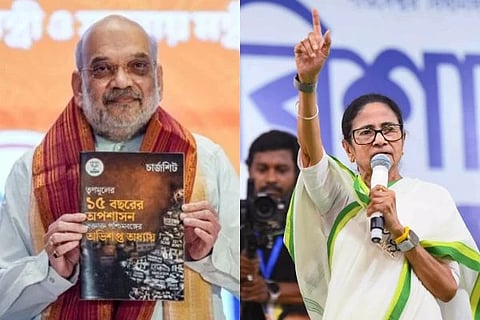 ಅಮಿತ್ ಶಾ ಮತ್ತು ಸಿಎಂ ಮಮತಾ ಬ್ಯಾನರ್ಜಿ
