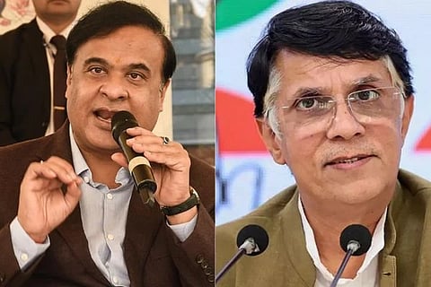 ಸಿಎಂ ಹಿಮಂತ ಬಿಸ್ವಾ ಶರ್ಮಾ ಮತ್ತು ಪವನ್ ಖೇರಾ