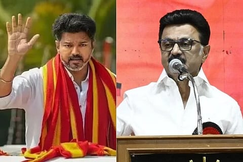 ಸಿಎಂ ಎಂ.ಕೆ.ಸ್ಟಾಲಿನ್ ಮತ್ತು ದಳಪತಿ ವಿಜಯ್