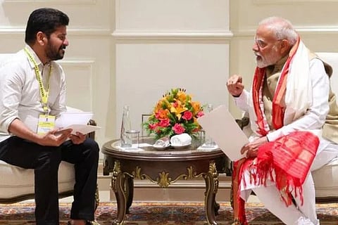 ಸಿಎಂ ರೇವಂತ್ ರೆಡ್ಡಿ ಮತ್ತು ಪ್ರಧಾನಿ ಮೋದಿ