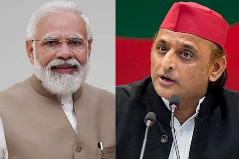 ಪ್ರಧಾನಿ ಮೋದಿ ಮತ್ತು ಅಖಿಲೇಶ್ ಯಾದವ್ 