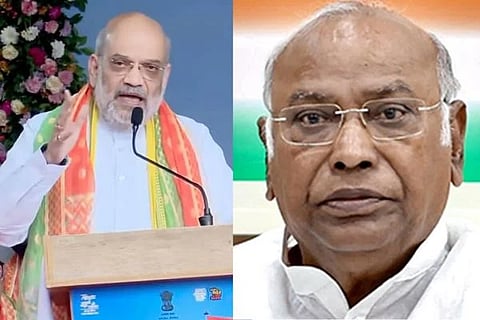 ಅಮಿತ್ ಶಾ ಮತ್ತು ಮಲ್ಲಿಕಾರ್ಜುನ ಖರ್ಗೆ