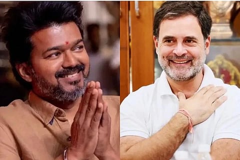 ದಳಪತಿ ವಿಜಯ್ ಮತ್ತು ರಾಹುಲ್ ಗಾಂಧಿ