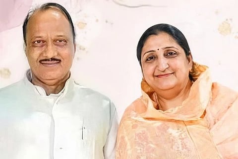 ಅಜಿತ್ ಪವಾರ್ ಮತ್ತು ಸುನೇತ್ರಾ ಪವಾರ್