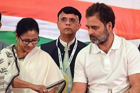 ಮಮತಾ ಬ್ಯಾನರ್ಜಿ ಮತ್ತು ರಾಹುಲ್ ಗಾಂಧಿ