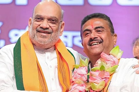 ಅಮಿತ್ ಶಾ ಮತ್ತು ಸುವೇಂದು ಅಧಿಕಾರಿ