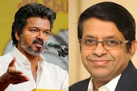 ಸಿಎಂ ವಿಜಯ್ ಮತ್ತು ಜ್ಯೋತಿಷಿ ರಾಧನ್ ಪಂಡಿತ್ 