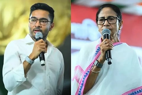 ಅಭಿಷೇಕ್ ಬ್ಯಾನರ್ಜಿ ಮತ್ತು ಮಮತಾ ಬ್ಯಾನರ್ಜಿ