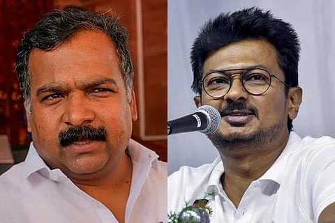 ಕಾಂಗ್ರೆಸ್ ಸಂಸದ ಮಾಣಿಕ್ಯಂ ಟ್ಯಾಗೋರ್ ಮತ್ತು ಉದಯನಿಧಿ ಸ್ಟಾಲಿನ್