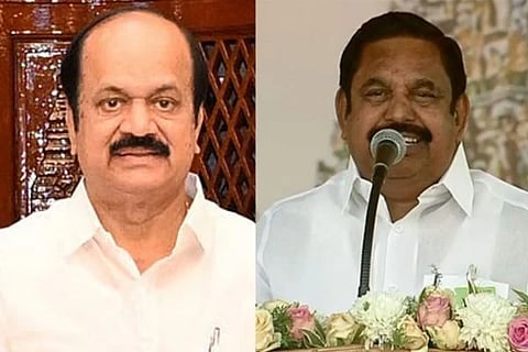 ಸ್ಪೀಕರ್ ಜೆಸಿಡಿ ಪ್ರಭಾಕರ್ ಮತ್ತು ಎಡಪ್ಪಾಡಿ ಪಳನಿಸ್ವಾಮಿ