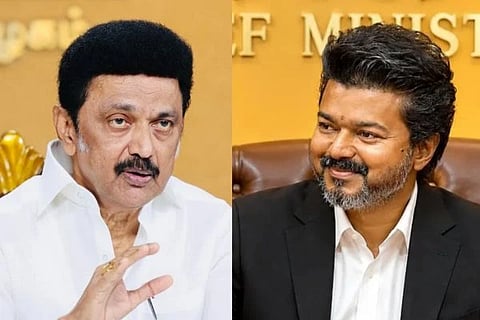 ಎಂ.ಕೆ.ಸ್ಟಾಲಿನ್ ಮತ್ತು ಸಿಎಂ ವಿಜಯ್