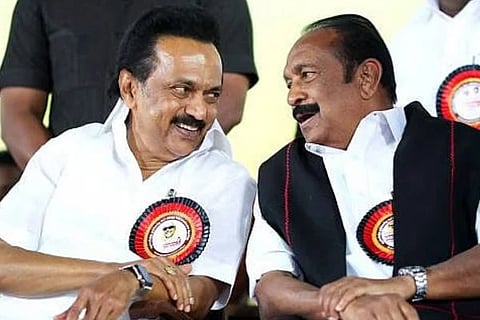 ಮಾಜಿ ಸಿಎಂ ಎಂ.ಕೆ.ಸ್ಟಾಲಿನ್ ಮತ್ತು ವೈಕೋ