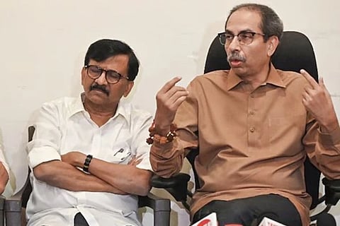 ಉದ್ದವ್ ಠಾಕ್ರೆ ಮತ್ತು ಸಂಜಯ್ ರಾವತ್
