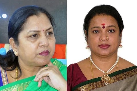 ಗಾಯತ್ರಿ ಶಾಂತೇಗೌಡ ಮತ್ತು ಉಮಾಶ್ರೀ