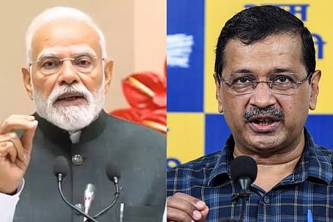 ಪ್ರಧಾನಿ ಮೋದಿ ಮತ್ತು ಅರವಿಂದ್ ಕೇಜ್ರಿವಾಲ್