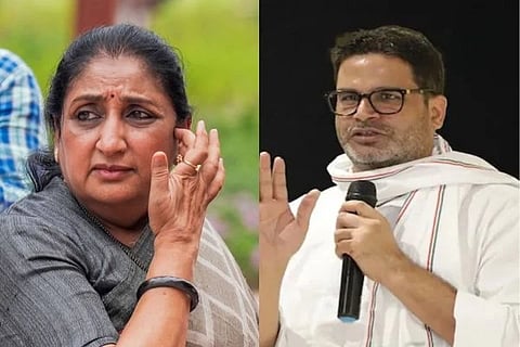 ಸುನೇತ್ರಾ ಪವಾರ್ ಮತ್ತು ಪ್ರಶಾಂತ್ ಕಿಶೋರ್