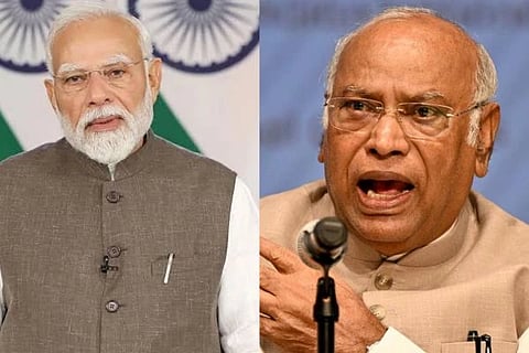 ಪ್ರಧಾನಿ ಮೋದಿ ಮತ್ತು ಮಲ್ಲಿಕಾರ್ಜನ ಖರ್ಗೆ