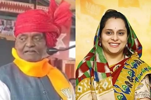 ಬಿಜೆಪಿ ಶಾಸಕ ಪನ್ನಾಲಾಲ್ ಶಾಕ್ಯ ಮತ್ತು ಪ್ರಿಯಾಂಕಾ ಪೆಂಚಿ  