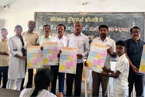 ಬೆಟಗೇರಿ ಸರ್ಕಾರಿ ಪ್ರೌಢಶಾಲೆಯಲ್ಲಿ ಎಸ್ಸೆಸ್ಸೆಲ್ಸಿ ಫಲಿತಾಂಶ ಸುಧಾರಣೆಗಾಗಿ ಟಾರ್ಗೆಟ್40+ ಅನುಷ್ಠಾನದ ಅಂಗವಾಗಿ ಮಕ್ಕಳಿಗೆ ಸರಳ ಗಣಿತ ಚಾರ್ಟ್‌ಗಳನ್ನು ವಿತರಿಸಲಾಯಿತು. ಮುಖ್ಯ ಶಿಕ್ಷಕ ಪರಶುರಾಮ ಸಾಲ್ಮನಿ, ಶಿಕ್ಷಕರಾದ ಗಿರಿಯಪ್ಪ, ರವಿಕಿರಣ್, ಪ್ರಕಾಶರೆಡ್ಡಿ, ಮರ್ದಾನಲಿ, ರಾಜಾಸಾಬ, ಶಾಂತಂವೀರಯ್ಯ, ಸುನೀತಾ ಸೋಮಣ್ಣ, ಪರಶುರಾಮ ಇತರರಿದ್ದರು.