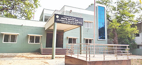 ಜಾಲಹಳ್ಳಿ ಪೊಲೀಸ್ ಠಾಣೆಯ ಹೊಸ ಕಟ್ಟಡದ ಹೊರನೋಟ.