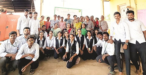 Training in bakery product manufacturing at Cheemanahalli