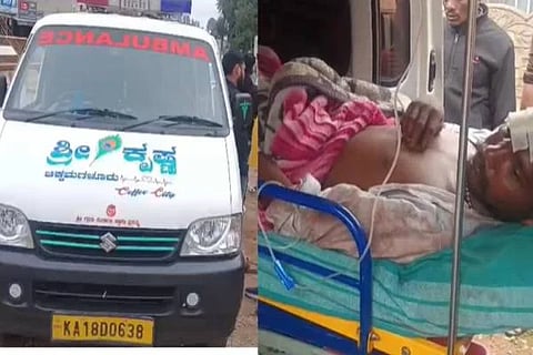 ಚಿಕ್ಕಮಗಳೂರು ಜಿಲ್ಲೆಯ ಆಲ್ದೂರು ಸಮೀಪದ ಅರೆನೂರು ಬಳಿ ಬೈಕ್ ಅಪಘಾತದಲ್ಲಿ ಗಂಭೀರವಾಗಿ ಗಾಯಗೊಂಡು ಆಸ್ಪತ್ರೆಗಳಲ್ಲಿ ಸೂಕ್ತ ಚಿಕಿತ್ಸೆ ಸಿಗದೆ ಒಂದು ದಿನ ಆಂಬುಲೆನ್ಸ್ನಲ್ಲಿಯೇ ನರಳಾಡಿದ ರವಿ.