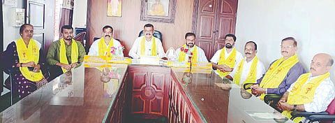 ಎಸ್‌ಎನ್‌ಡಿಪಿ ಸಂಘದ ಕಚೇರಿಯಲ್ಲಿ ಭಾನುವಾರ ನಡೆದ ಸುದ್ದಿಗೋಷ್ಠಿ
