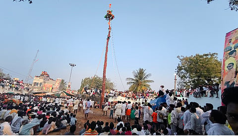 ಅರಕೇರಾ ತಾಲೂಕಿನ ಭೂಮನಗುಂಡ ಗ್ರಾಮದಲ್ಲಿ ಹಾಲುಗಂಬ ಉತ್ಸವ ಅದ್ದೂರಿಯಾಗಿ ಜರುಗಿತು.  