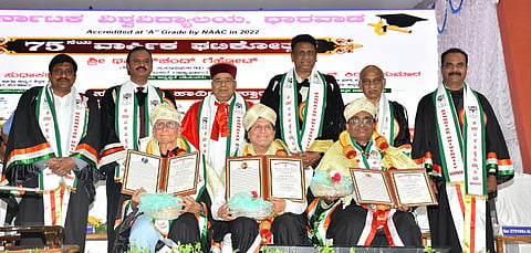 ಸಾಧಕರಿಗೆ ಗೌರವ ಡಾಕ್ಟರೇಟ್​ ಪ್ರದಾನ