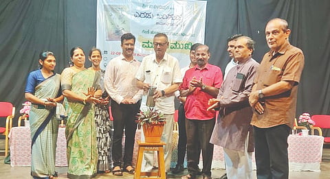 ಸಾಗರದಲ್ಲಿ ಆಯೋಜಸಿಇದ್ದ ಮುಖಾಮುಖಿ ಕಾರ್ಯಕ್ರಮವನ್ನು ಎಂಡಿಎಫ್​ ಅಧ್ಯಕ್ಷ ಬಿ.ಆರ್​.ಜಯಂತ್​ ಉದ್ಘಾಟಿಸಿದರು. ಡಾ. ಅನ್ನಪೂರ್ಣಾ, ರವೀಂದ್ರ, ಕೆ.ವೆಂಕಟೇಶ್​, ಕೆ.ಎ.ಶ್ರೀಧರ, ಡಾ. ವಿ.ಎನ್​.ಶಿಲ್ಪಾ ಇತರರಿದ್ದರು.