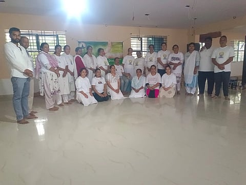Haveri, Gayatri, Yoga Kendra, Yoga Day, 
