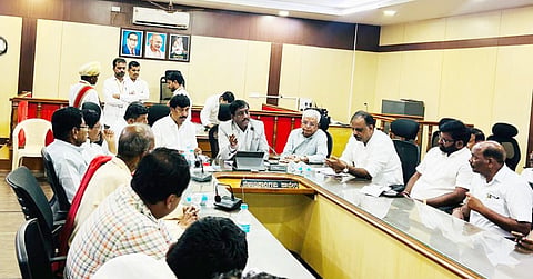Haveri, DC, SIR, Meeting, MLA, 