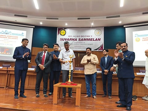 "ಸುವರ್ಣ ಸಮ್ಮೇಳನ" ಕಾರ್ಯಕ್ರಮ ಉದ್ಘಾಟಿಸಿ ‌ ಸಚಿವ ಸತೀಶ್‌ ಜಾರಕಿಹೊಳಿಮಾತನಾಡಿದರು