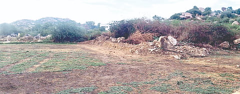 ಗಂಗಾವತಿ ಶ್ರೀರಾಮಲಿಂಗೇಶ ಕೆರೆಯ ನೋಟ.