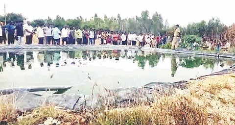 Mother and children commit suicide over debt issues.