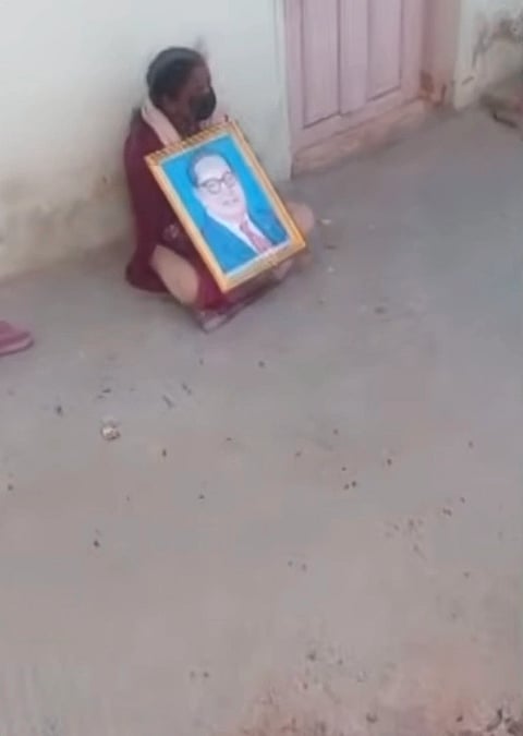 Woman stages sit-in in front of cheating husband's house