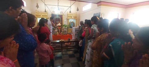 ಹನೂರಿನ ರಾಮ ಮಂದಿರದಲ್ಲಿ ರಾಮ ನವಮಿ ಆಚರಿಸಲಾಯಿತು. 