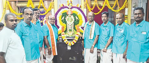 Panchamrit Abhishekam to Kanyakaparameshwari