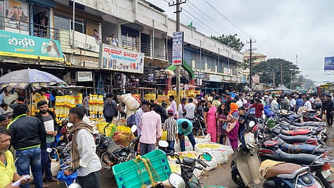 Haveri, APMC, Flower, Market,