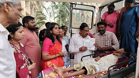 *District administration provides assistance to girl suffering from brain cancer
