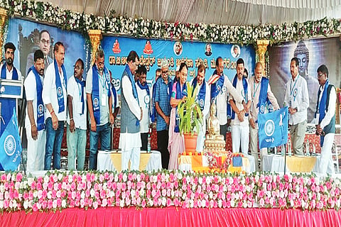 ಮೂಡಿಗೆರೆಯಲ್ಲಿ ಆಯೋಜಿಸಿದ್ದ ಡಾ.ಬಿ.ಆರ್.ಅಂಬೇಡ್ಕರ್‌ಜನ್ಮ ದಿನಾಚರಣೆ ಕಾರ್ಯಕ್ರಮವನ್ನು  ಬೂಕರ್ ಪ್ರಶಸ್ತಿ ಪುರಸ್ಕೃತ, ಸಾಹಿತಿ ಭಾನು ಮುಷ್ತಾಕ್ ಉದ್ಘಾಟಿಸಿದರು.