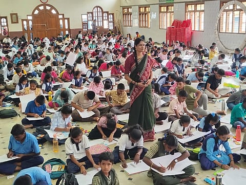 Haveri, Savitribai Pule, Teachers Association, Drawing, Compitation,