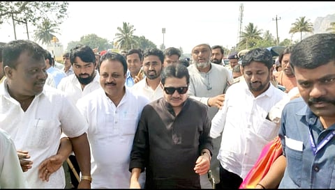 ಚಿಂತಾಮಣಿಯಲ್ಲಿ ಕೈಗೊಂಡಿದ್ದ ಕಾರ್ಯಕ್ರಮದಲ್ಲಿ ಸಚಿವ ಜಮೀರ್ ಅಹ್ಮದ್ ಭಾಗಿ.