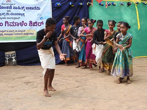 ಸಿದ್ದಿ ಮಕ್ಕಳಿಗೆ ರಂಗ ತರಬೇತಿ 