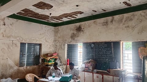 Dilapidated CRC Center Building