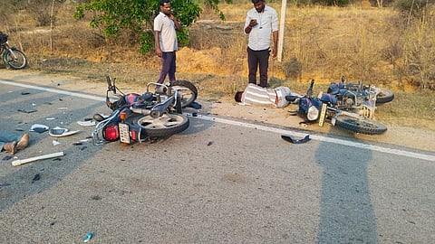 Four injured in accident